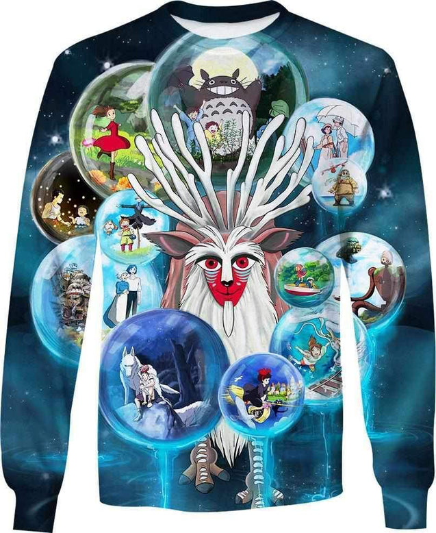 Water Balloons-ghibli-RoosterArt-Sweatshirt-S-Vibe Cosy™