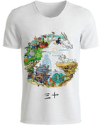 30 Years Tribute-ghibli-RoosterArt-T-Shirt-S-Vibe Cosy™