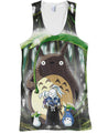 Jotaro and Totoro-ghibli-RoosterArt-Tank-S-Vibe Cosy™