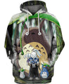 Jotaro and Totoro-ghibli-RoosterArt-Hoodie-S-Vibe Cosy™