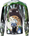 Jotaro and Totoro-ghibli-RoosterArt-Sweatshirt-S-Vibe Cosy™