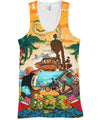 Summer Vacation-ghibli-RoosterArt-Tank-S-Vibe Cosy™