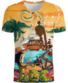 Summer Vacation-ghibli-RoosterArt-T-Shirt-S-Vibe Cosy™