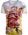 Moving Castle-ghibli-RoosterArt-T-Shirt-S-Vibe Cosy™