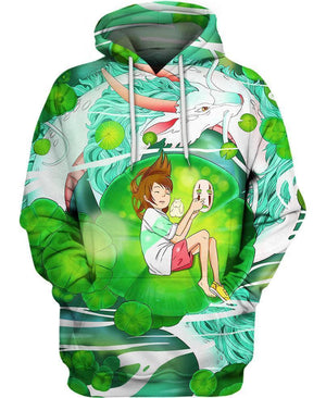 A Quiet Sleep-ghibli-RoosterArt-Hoodie-S-Vibe Cosy™