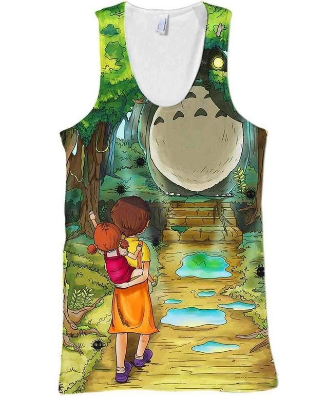 Finding Totoro-ghibli-RoosterArt-Tank-S-Vibe Cosy™