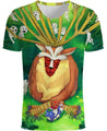 King of Forest-ghibli-RoosterArt-T-Shirt-S-Vibe Cosy™