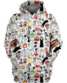 Animation World-ghibli-RoosterArt-Hoodie-S-Vibe Cosy™