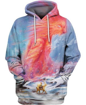 In The Snow-ghibli-RoosterArt-Hoodie-S-Vibe Cosy™