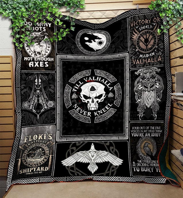 Viking 3D All Over Printed Quilt