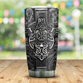 Personalized Viking Metal Style Stainless Steel Tumbler 25022103.CXT Custom Name XT