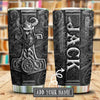 Personalized Viking Odin Mjolnir Metal Style Personalized Stainless Steel Tumbler 24022101.CXT Custom Name XT