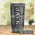 Personalized Viking Valkyrie Metal Style Personalized  Stainless Steel Tumbler 25022104.CXT Custom Name XT