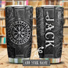 Personalized Viking Vegvisir Compass Metal Style Personalized Stainless Steel Tumbler 25022105.CXT Custom Name XT