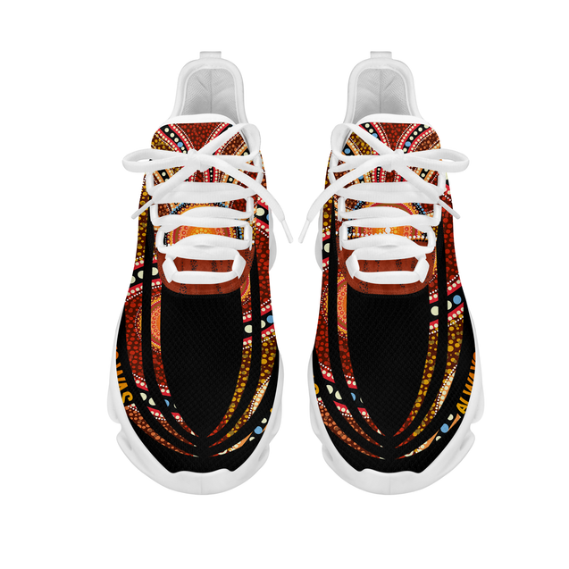 Always was Always will be Aboriginal Art Kangaroo running Clunky Sneaker Shoes