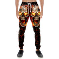 Crazy Fire Skull 3D All Over Printed Combo Hoodie + Sweatpant
