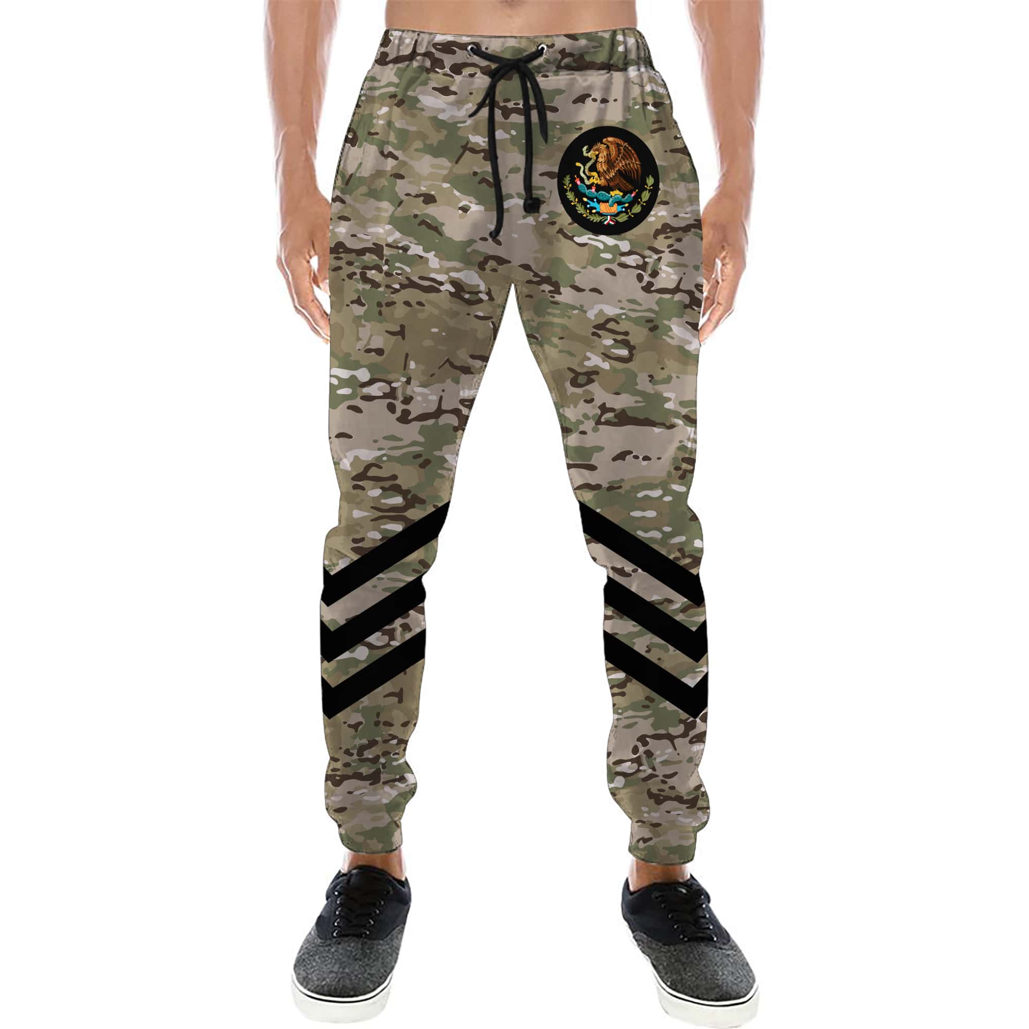 Mexico Coat Of Arms no02 Personalized Name 3D Unisex Hoodie