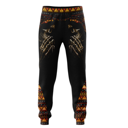 Native American Skull 3D All Over Printed Unisex Shirts