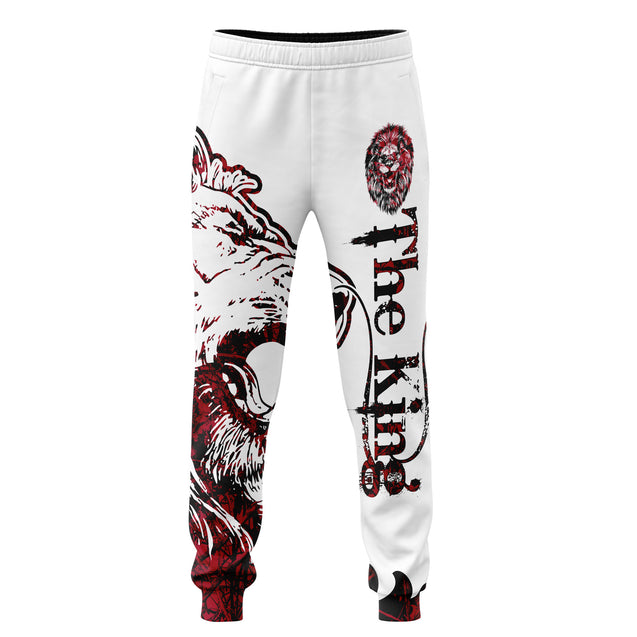 Alpha King Lion Tattoo 3D All Over Printed Combo Sweater + Sweatpant