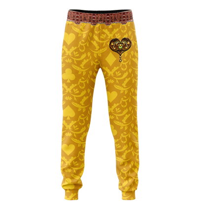 Yellow Alpha King Heart Lion  3D All Over Printed Unisex Shirts