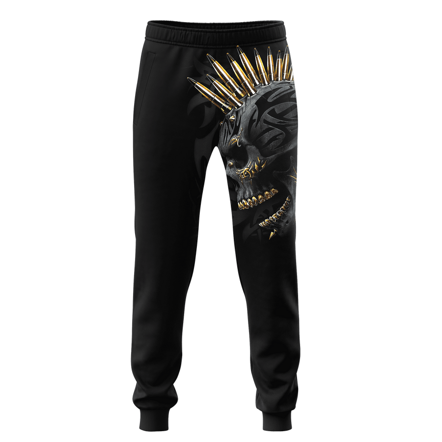 Skull 3D All Over Printed Combo Sweater + Sweatpant