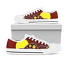 Aboriginal shoes australia colourful painting art Low Top Shoes