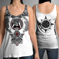 All Over Printed Viking Tattoo Shirts-Apparel-HP Arts-Women's Tank Top-S-Vibe Cosy™