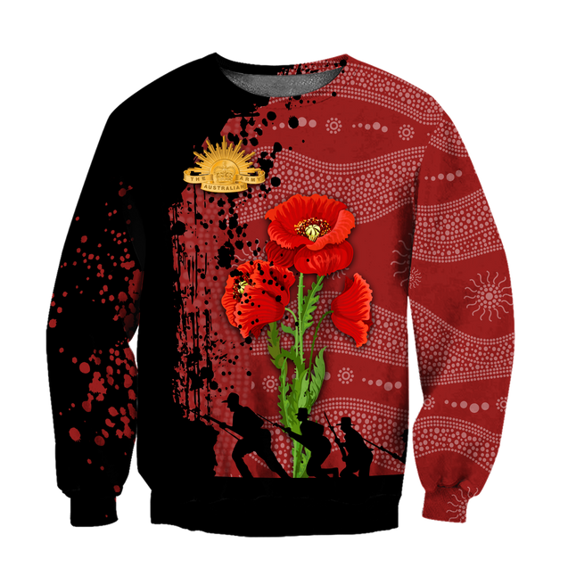 Premium Anzac Day Poppy 3D Printed Unisex Shirts TN