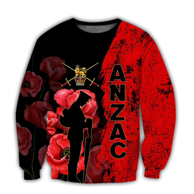 Premium Anzac Day British Army 3D Printed Unisex Shirts TN NTN05042105