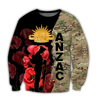 Premium Anzac Day Camo 3D Printed Unisex Shirts TN NTN08042101