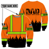 Custom name Arborist 3d hoodie shirt for men and women HHT17042102