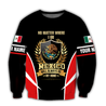 Personalized Name Aztec Mexico 3D All Over Printed Hoodie