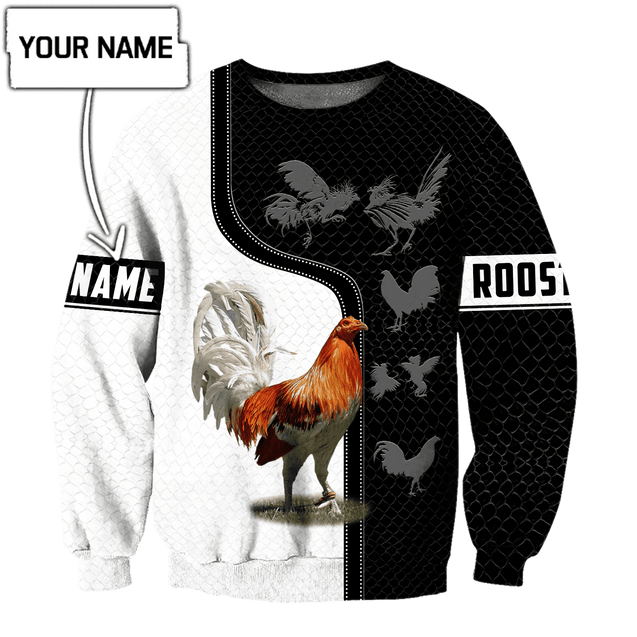 Personalized Rooster 3D Printed Unisex Shirts DD24042105