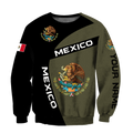 Personalized Mexico 3D All Over Printed Hoodie