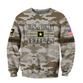 US Army Veteran 3D All Over Printed Shirts PD07122001