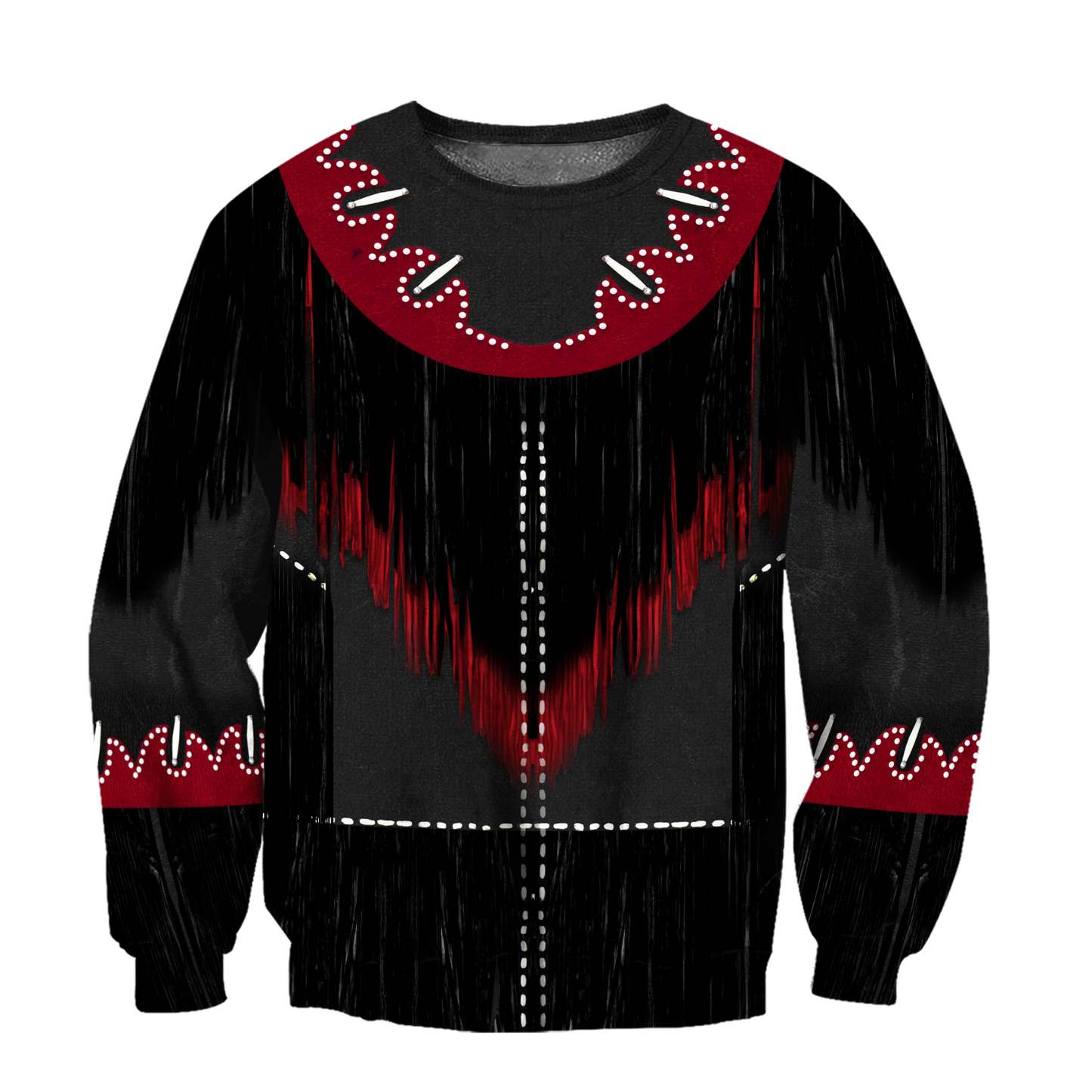 Native Cowboy Jacket No7 Cosplay 3D Over Printed Unisex Deluxe Hoodie ML