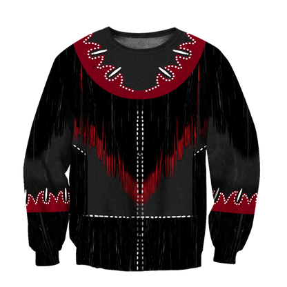 Native Cowboy Jacket No7 Cosplay 3D Over Printed Unisex Deluxe Hoodie ML