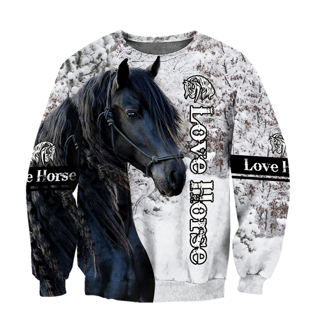 Beautiful Friesian Horse 3D All Over Printed Unisex Shirts TNA11162003