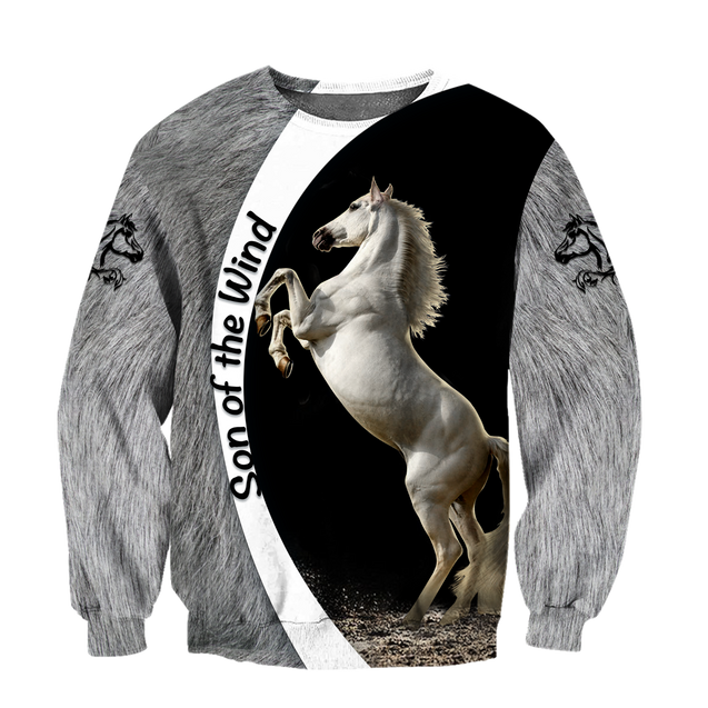 Beautiful White Horse 3D All Over Printed Shirts For Men And Women TNA11202001CL