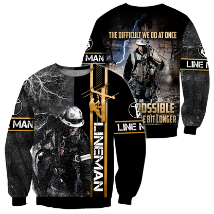 Premium Lineman All Over Printed Shirts For Men And Women MEI