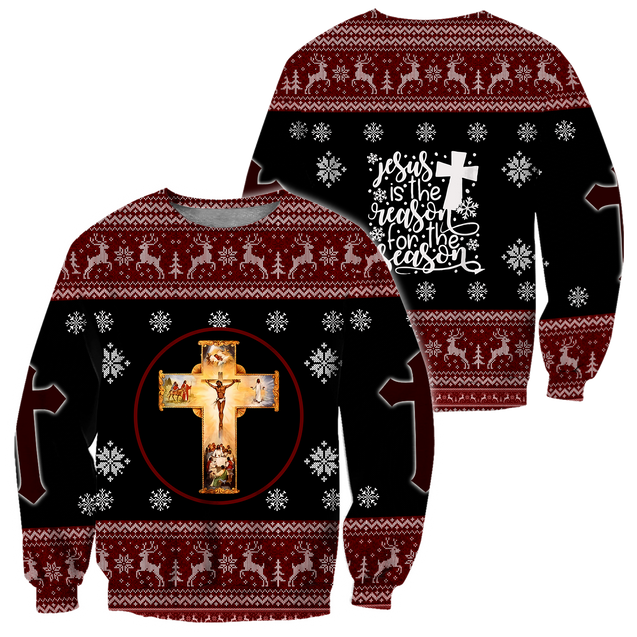 Jesus Christmas  3D All Over Printed Shirts For Men and Women