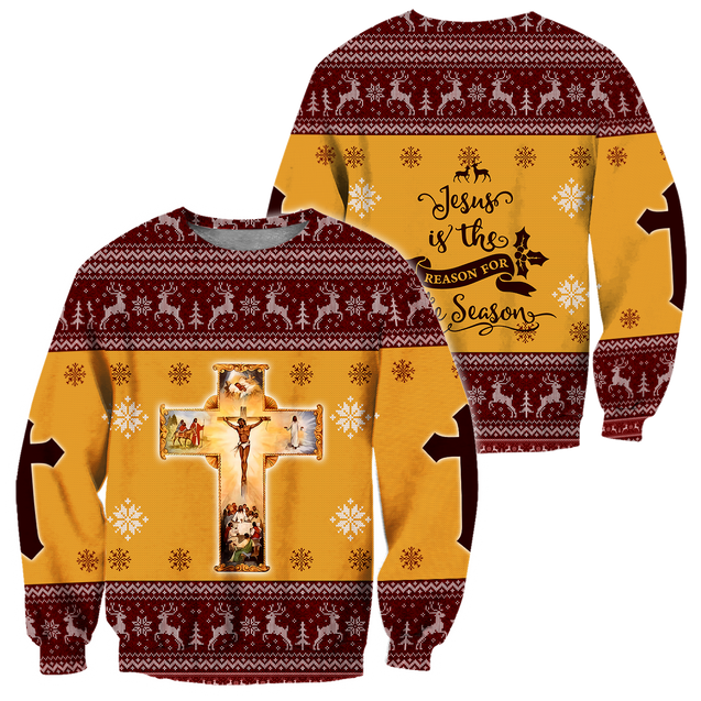 Jesus Christmas 3D All Over Printed Shirts For Men and Women