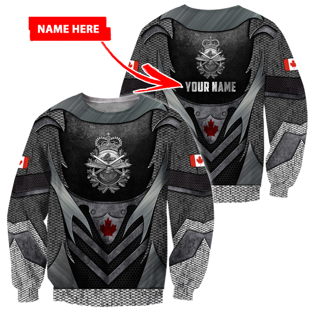 Custom Name XT Canadian Armed Forces 3D Printed Clothes PD16042103