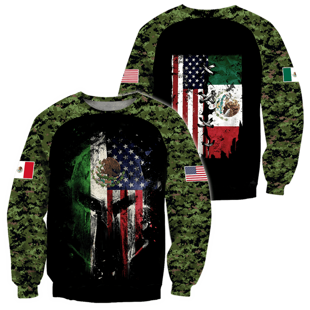 Mexico In My Vein 3D All Over Printed Unisex Shirts