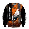 King Rooster Camo 3D All Over Printed Unisex Deluxe Hoodie ML