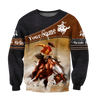 Personalized Name Rodeo 3D All Over Printed Unisex Shirts Bronc Riding