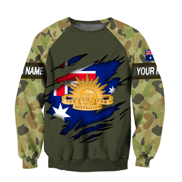 Personalized Australian Army Just The Tip I Promise 3D Printed Unisex Shirts TN