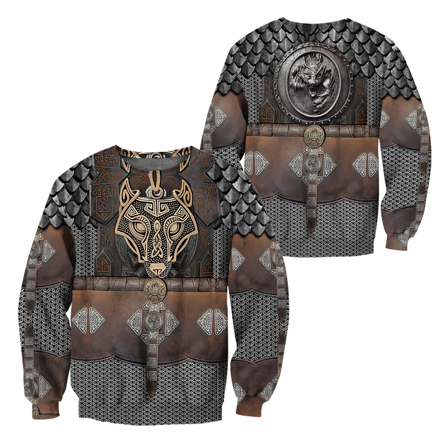 Viking Armor 3D All Over Printed Unisex Shirts