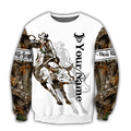 Personalized Name Bull Riding 3D All Over Printed Unisex Shirts Tattoo Ver 2