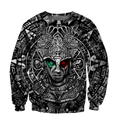 Aztec Warrior 3D All Over Printed Unisex Hoodie